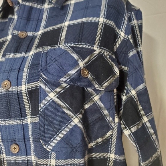 Duluth Trading Co Slim Fit Plaid Flannel Shirt - Picture 3 of 8